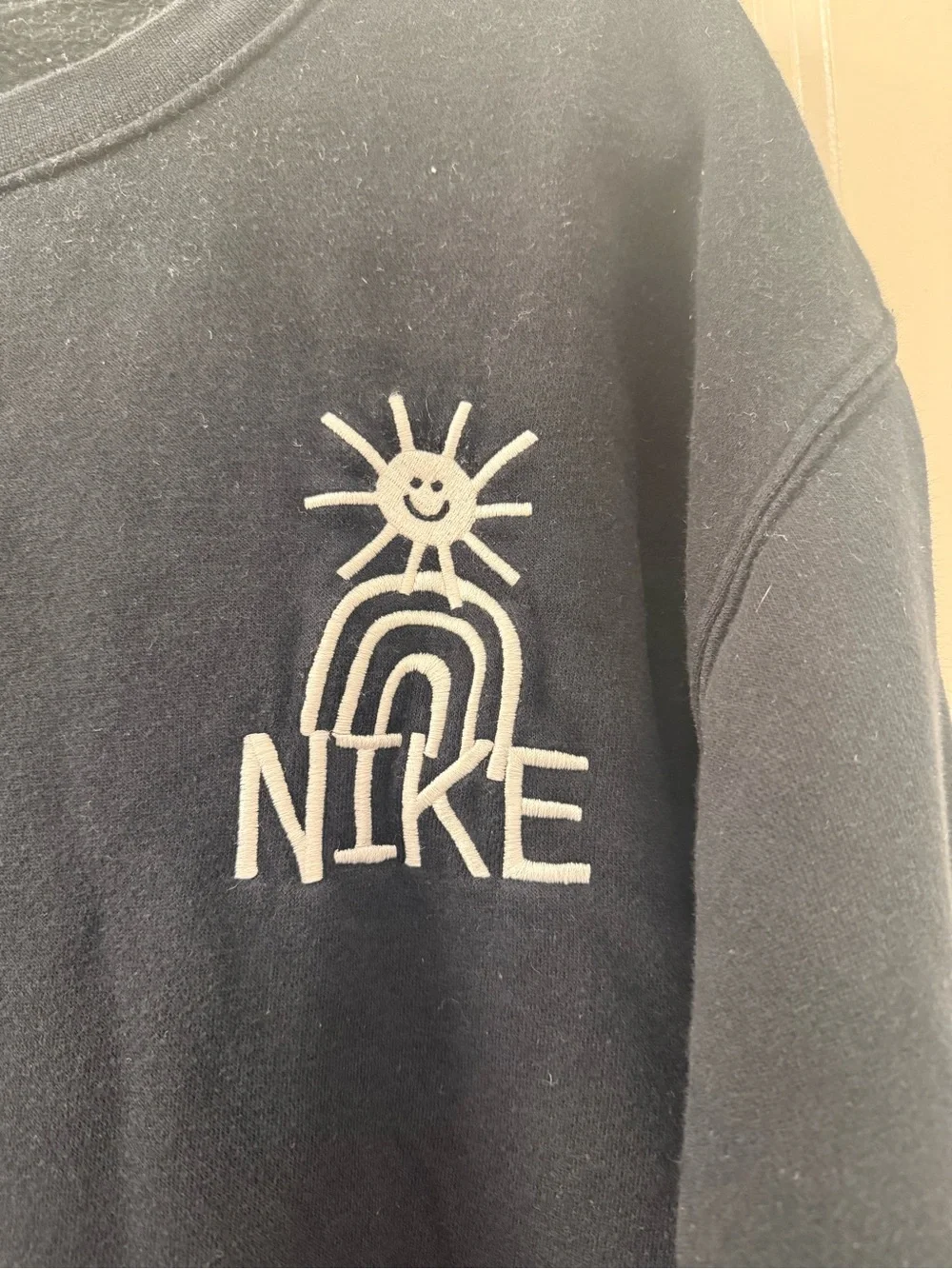 Limited Edition NIKE Men’s Club Fleece Crew Neck Sweatshirt in Black Size XL